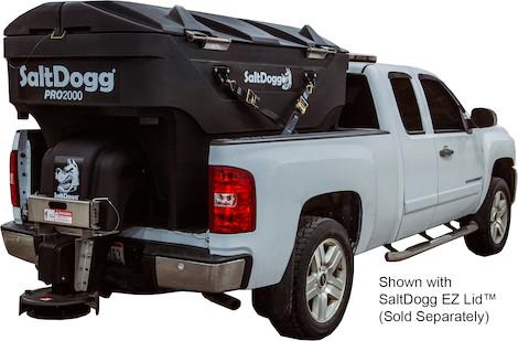 PRO2000 -Buyers- SaltDogg® PRO2000 2.0 Cubic Yard Electric Poly Hopper Spreader - Auger - Nicks Truck Parts