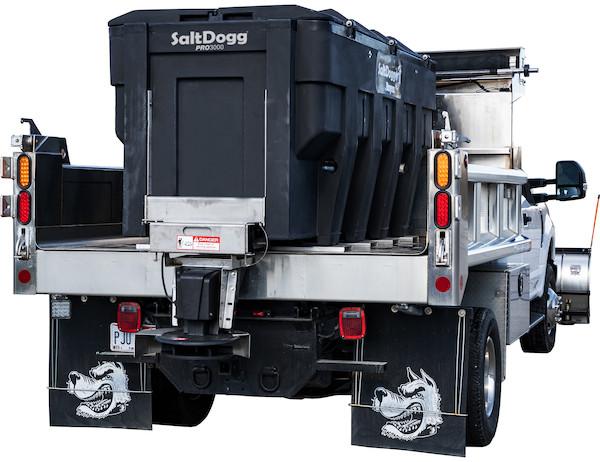 PRO3000 -Buyers- SaltDogg® PRO3000 Electric Poly Hopper Spreader With Auger - Nicks Truck Parts
