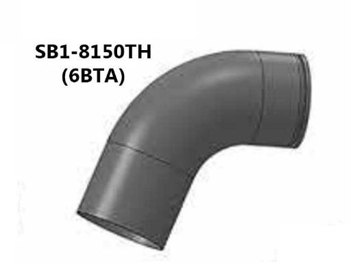 SB1-8150TH-Elbow , 4in. 70 Deg OD/FLANGE ALZ, (product_type), (product_vendor) - Nick's Truck Parts