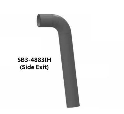 SB3-4883IH-Elbow, 4in. 82 Deg OD/OD ALZ, (product_type), (product_vendor) - Nick's Truck Parts