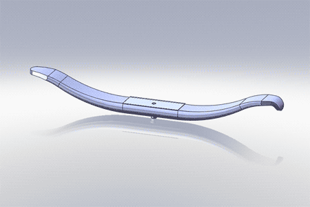 TRA-035- Single Leaf Trailer Spring - Nick's Truck Parts
