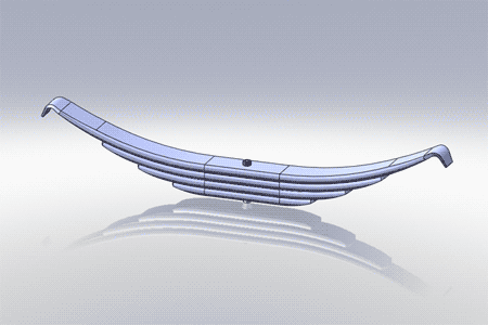 TRA-699 - 4 Leaf Trailer Spring | Nick's Truck Parts