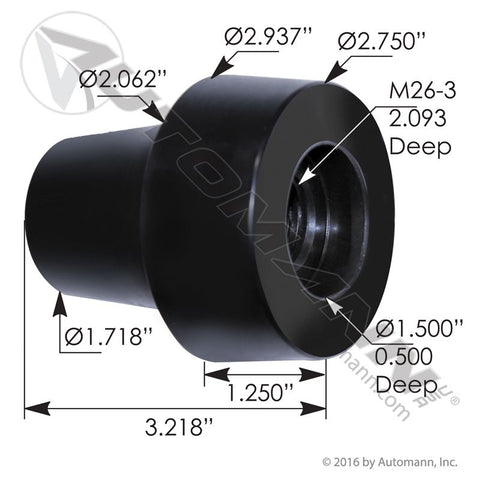 TRS6210- V-Rod Low Apex Mount Sleeve Mack - Nick's Truck Parts