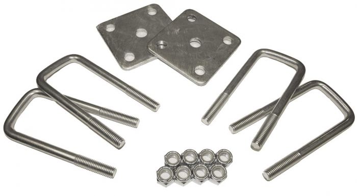 UBK97055-2- Utility Trailer Square U-Bolt Kit - Nick's Truck Parts