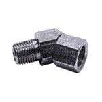 Buyers-1304140-Diamond Male 1/4in. NPT-45 Degree Female Swivel Elbow, (product_type), (product_vendor) - Nick's Truck Parts