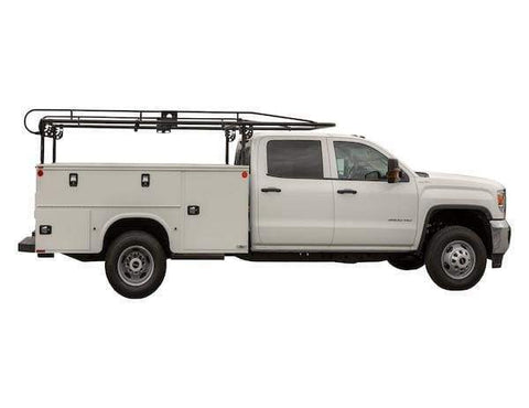 Buyers-1501260-14-1/2 Foot Black Service Body Ladder Rack, (product_type), (product_vendor) - Nick's Truck Parts