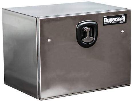 Buyers-1702650-18 in. x 18 in. x 24 in. Polished Stainless Steel Underbody Toolbox, (product_type), (product_vendor) - Nick's Truck Parts