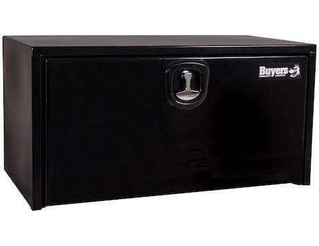 Buyers-1732310-18x18x48 Inch Black Steel Underbody Truck Box With 3-Point Latch, (product_type), (product_vendor) - Nicks Truck Parts