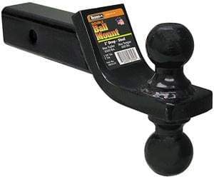 Buyers-1803215-Double Ball Mount, 2 In. Drop, 2 In. & 2-5/16 In. Balls, Black, (product_type), (product_vendor) - Nick's Truck Parts