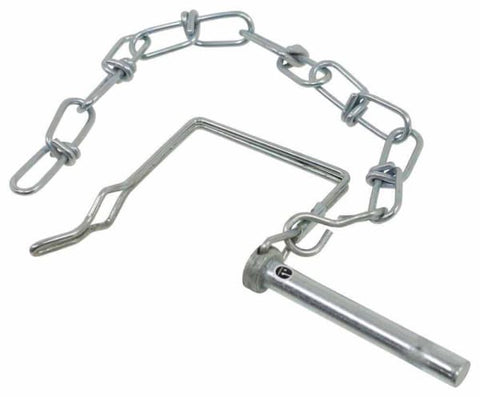 Buyers-3003316-3/8 in. x 2-1/4 in. Safety Clip with  8 in. of chain installed, (product_type), (product_vendor) - Nick's Truck Parts