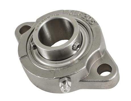 Buyers-3018919-Replacement 2-Hole 1 Inch Flanged Stainless Steel Auger Bearing For SaltDogg® SHPE Series Spreaders, (product_type), (product_vendor) - Nick's Truck Parts