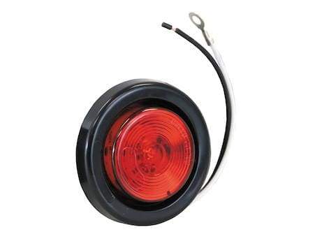 Buyers-5622101-2 Inch Red Round Marker/Clearance Light Kit With 1 LED, (product_type), (product_vendor) - Nicks Truck Parts