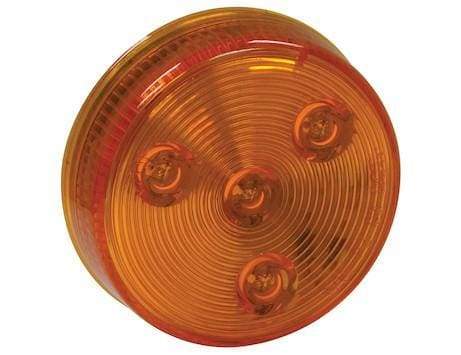 Buyers-5622525-2.5 Inch Amber Round Marker/Clearance Light With 4 LED (PKG of 10), (product_type), (product_vendor) - Nicks Truck Parts