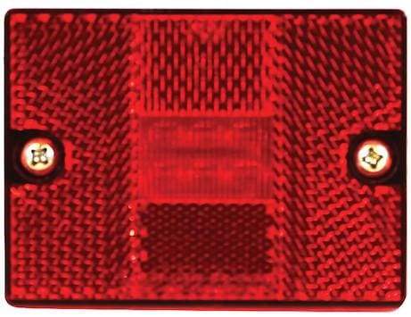 Buyers-5622726-2.875 Inch Amber Rectangular Marker/Clearance Light With Reflex With 6 LED, (product_type), (product_vendor) - Nicks Truck Parts