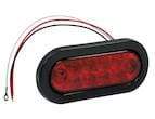 Buyers-5626510-6 Inch Red Oval Stop/Turn/Tail Light Kit With 10 LED, (product_type), (product_vendor) - Nick's Truck Parts