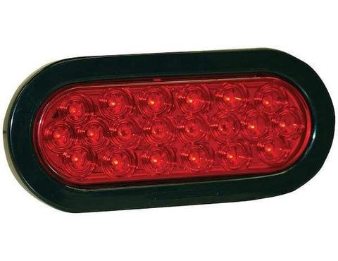 Buyers-5626520-6 Inch Red Oval Stop/Turn/Tail Light Kit With 20 LED, (product_type), (product_vendor) - Nicks Truck Parts