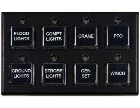 Buyers-6391308-8 Function Programmable Switch Panel, (product_type), (product_vendor) - Nick's Truck Parts