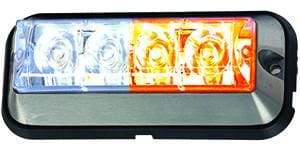 Buyers-8891105-Rectangular Amber/Clear LED Strobe Light, 12-36V, (product_type), (product_vendor) - Nicks Truck Parts