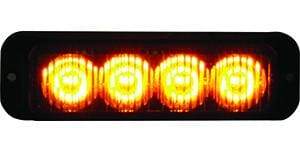 Buyers-8891130-Rectangular Amber LED Mini Strobe, 12-24V, (product_type), (product_vendor) - Nick's Truck Parts