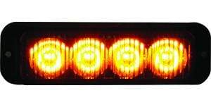 Buyers-8891130-Rectangular Amber LED Mini Strobe, 12-24V, (product_type), (product_vendor) - Nicks Truck Parts