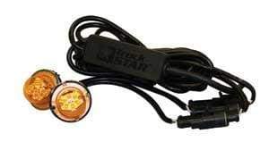 Buyers-8891216-Amber LED Strobe Lights (bolt-on) 15' Cable, (product_type), (product_vendor) - Nick's Truck Parts