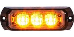 Buyers-8891400-Rectangular Amber LED Mini Strobe Light, 12-24V, (product_type), (product_vendor) - Nicks Truck Parts