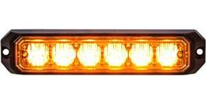 Buyers-8891500-Rectangular Amber LED Mini Strobe, 12-24V, (product_type), (product_vendor) - Nicks Truck Parts