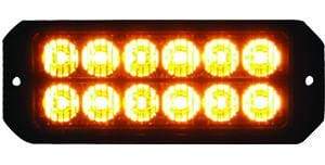 Buyers-8891700-Rectangular Amber LED Mini Strobe Light, 12-24V, (product_type), (product_vendor) - Nicks Truck Parts