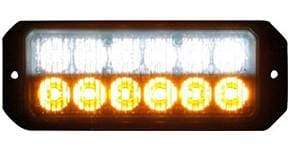 Buyers-8891702-Rectangular Amber/Clear LED Mini Strobe Light, 12-24V, (product_type), (product_vendor) - Nick's Truck Parts