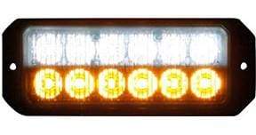 Buyers-8891702-Rectangular Amber/Clear LED Mini Strobe Light, 12-24V, (product_type), (product_vendor) - Nicks Truck Parts