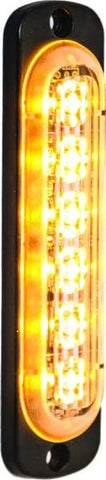 Buyers-8891910-Rectangular Amber LED Thin Mount Vertical Strobe Light, 12-24V, (product_type), (product_vendor) - Nicks Truck Parts