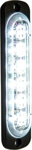 Buyers-8891911-Rectangular Clear LED Thin Mount Vertical Strobe Light, 12-24V, (product_type), (product_vendor) - Nicks Truck Parts