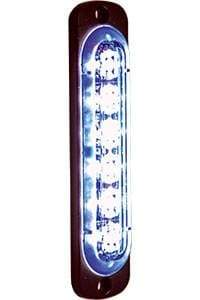 Buyers-8891914-Rectangular Blue LED Thin Mount Vertical Strobe Light, 12-24V, (product_type), (product_vendor) - Nicks Truck Parts