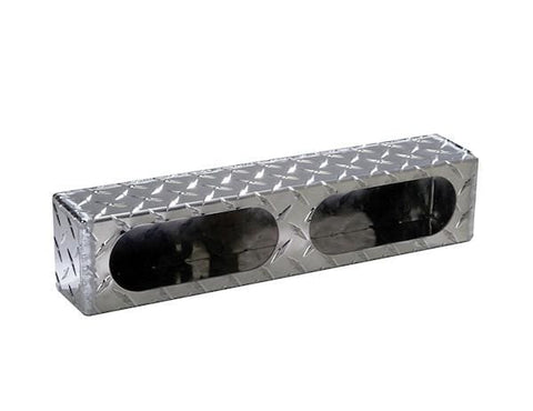 Buyers-LB3163ALDT-Dual Oval Light Box Diamond Tread Aluminum, (product_type), (product_vendor) - Nick's Truck Parts