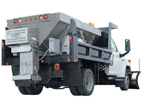 Buyers-SALTDOGG-1400465SSH-3.0 Cubic Yard Hydraulic Motor Stainless Steel Mid-Size Hopper Spreader, (product_type), (product_vendor) - Nicks Truck Parts