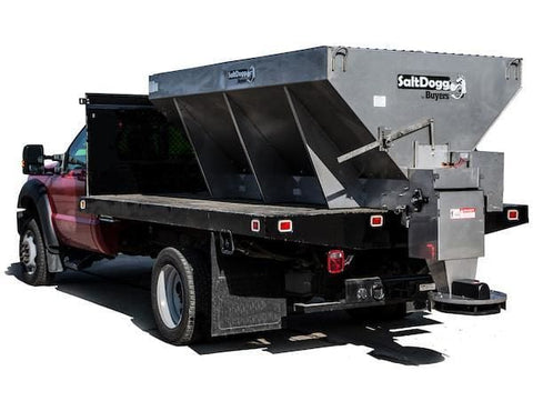 Buyers-SALTDOGG-1400500SSE-4.0 Cubic Yard Electric Motor Stainless Steel Mid-Size Hopper Spreader, (product_type), (product_vendor) - Nicks Truck Parts