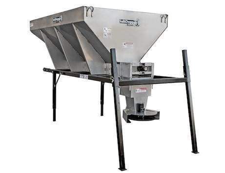 Buyers-SALTDOGG-1400560SSH-5.5 Cubic Yard Hydraulic Motor Stainless Steel Mid-Size Hopper Spreader, (product_type), (product_vendor) - Nicks Truck Parts