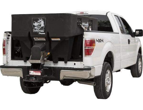 Buyers-SALTDOGG-SHPE1000-1.0 Cubic Yard Electric Black Poly Hopper Spreader, (product_type), (product_vendor) - Nick's Truck Parts