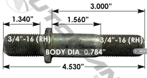 E-10200R-Round Collar Should Stud, (product_type), (product_vendor) - Nick's Truck Parts