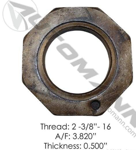E-2128-Axle Spindle Nut, (product_type), (product_vendor) - Nick's Truck Parts