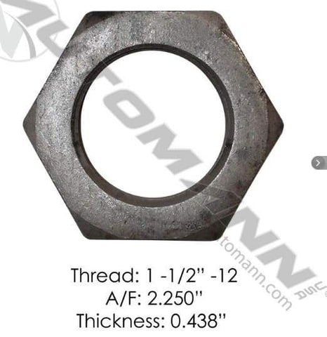 E-2296-Axle Spindle Nut, (product_type), (product_vendor) - Nick's Truck Parts