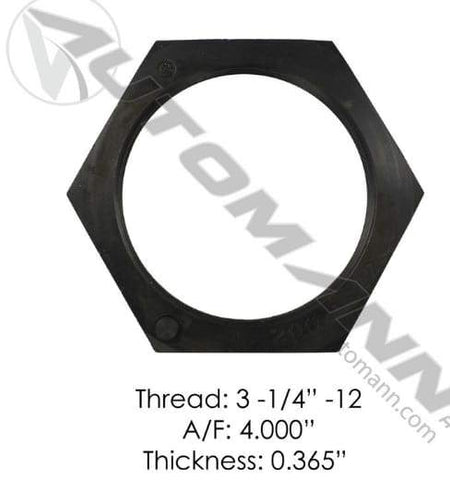 E-2303-Axle Spindle Nut, (product_type), (product_vendor) - Nick's Truck Parts