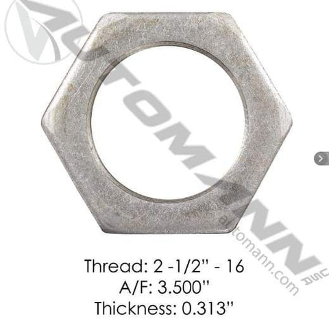 E-2419-Axle Spindle Nut, (product_type), (product_vendor) - Nick's Truck Parts