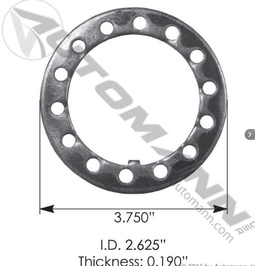 E-2421-Axle Spindle Washer, (product_type), (product_vendor) - Nick's Truck Parts