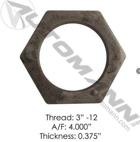 E-2423-Axle Spindle Nut, (product_type), (product_vendor) - Nick's Truck Parts