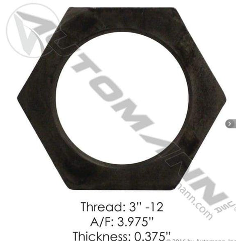 E-2425-Axle Spindle Nut, (product_type), (product_vendor) - Nick's Truck Parts