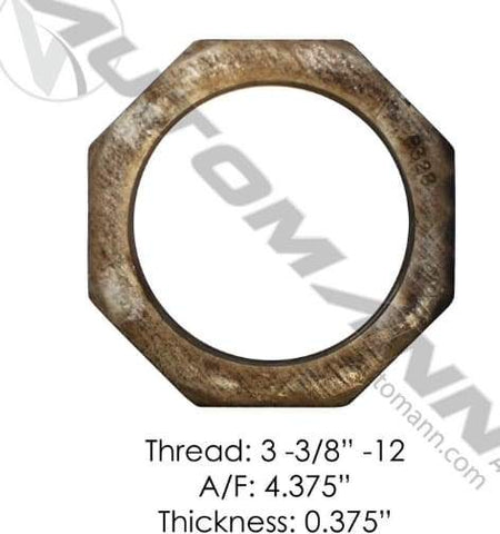 E-2428-Axle Spindle Nut (Inner), (product_type), (product_vendor) - Nick's Truck Parts