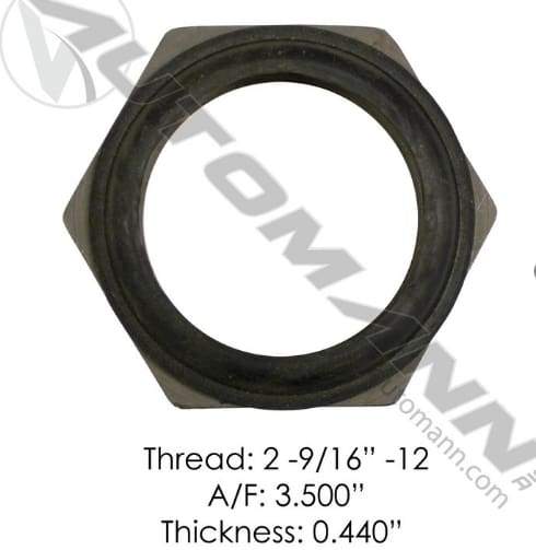 E-2460-Axle Spindle Nut, (product_type), (product_vendor) - Nick's Truck Parts