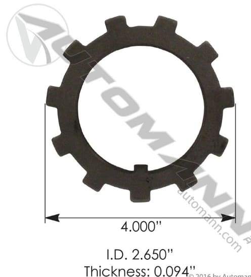 E-2461-Axle Spindle Lock Washer, (product_type), (product_vendor) - Nick's Truck Parts