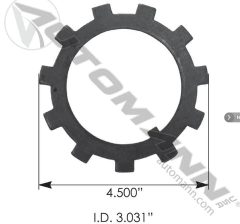 E-2464-Axle Spindle Lock Washer, (product_type), (product_vendor) - Nick's Truck Parts